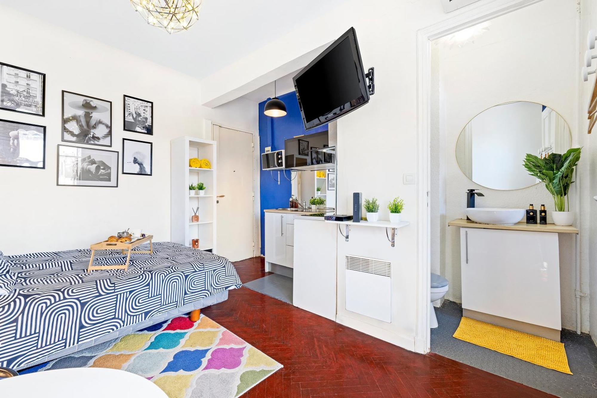 Center - Balcony Quiet - Air Conditioner - Kitchen - Wifi - Tram Nice Ngoại thất bức ảnh